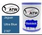 Preview: Jaguar, Ultra Blue, 2167: 500ml Lackdose, von ATW Autoteile West.